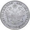 Купить Австрия 20 крейцеров (kreuzer) 1842, знак монетного двора "А" - Вена