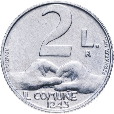 купить Сан-Марино 2 лиры (lire) 1991