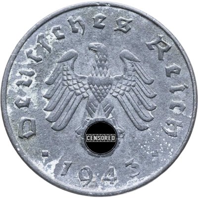 купить Германия, Третий рейх 10 рейхспфеннигов 1943 "A"