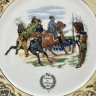 Купить Тарелка декоративная "Фридландское сражение, 1807 г.", Leni or Erich Parbus, фарфор, люстр, деколь, золочение, Германия, 1960-1980 гг.