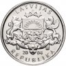 Купить Латвия 1 лат 2004 "Гриб"