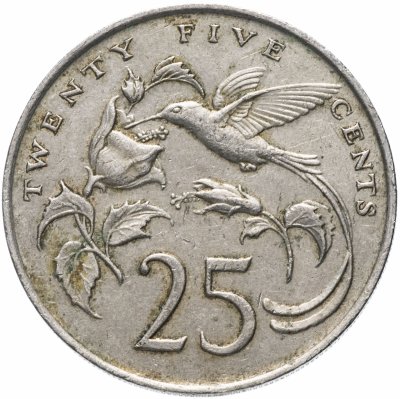 купить Ямайка 25 центов 1984