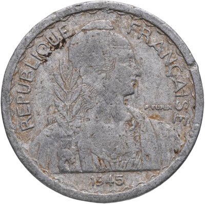 купить Французский Индокитай 10 сантимов (centimes) 1945