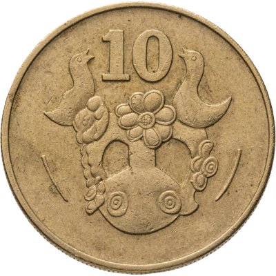 купить Кипр 10 центов (cents) 1983