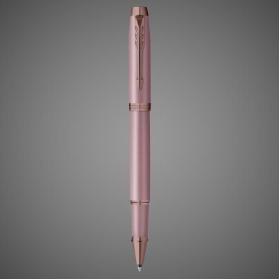 купить Ручка-роллер Parker "IM Mauve Bronze Trim" черная, 0,5мм, подарочная упаковка, Лаки и смолы: лак, латунь, 2026 г.