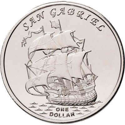 купить Кирибати, Остров Гилберта 1 доллар 2015 "Корабль San Gabriel"