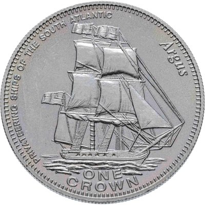 купить Тристан-да-Кунья, 1 крона (crown) 2006 Корабли-приватиры Южной Атлантики - "Argus"