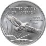 Купить США 100 долларов (dollars) 2022 UNC Liberty "Американский Платиновый орел - голова статуи свободы"