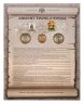 Купить Набор 10 рублей 2011 СПМД из 2-х монет и жетона в буклете серии "Древние города России" выпуск Х Гознак
