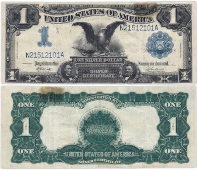 купить США 1 доллар 1899 series 1899 (Pick 338) Silver Certificate, Elliot-Burke
