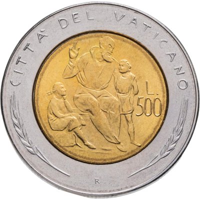 купить Ватикан 500 лир (lire) 1982 "Образование"