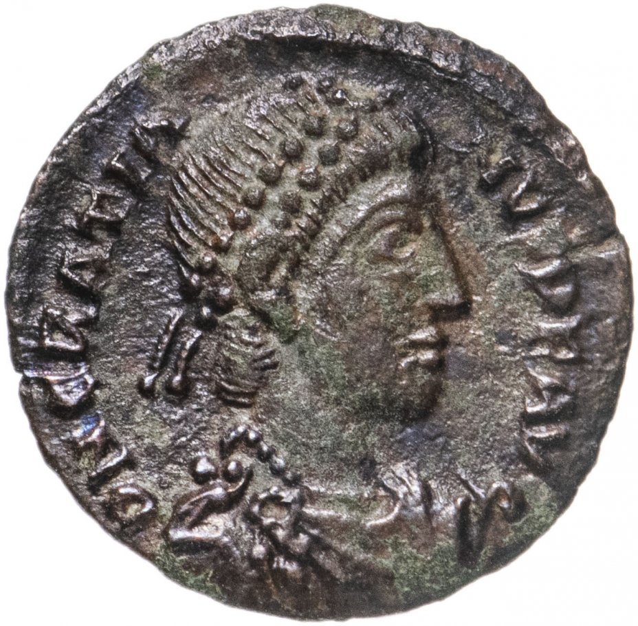 купить Римская империя, Грациан, 367-383 гг., центенионалий (реверс: легенда обрамлена венком)