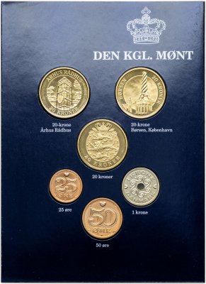 купить Дания (набор из 6 монет в буклете) 2002-2003