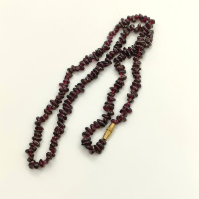купить Бусы из камней различной формы винного оттенка, металл, гранат, СССР, 1970-1990 гг.