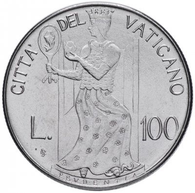 купить Ватикан 100 лир 1980