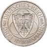 Купить Германия 3 рейхсмарки (reichsmark) 1930 Освобождение Рейнской области (Рейнланда) Знак монетного двора "A" — Берлин