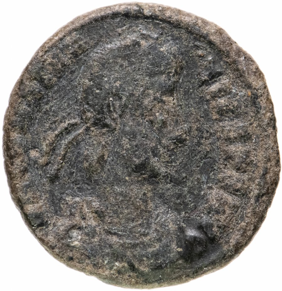 купить Римская Империя, Констанций II, 324–361 годы, фракция фоллиса (реверс: воин поражает копьем всадника)
