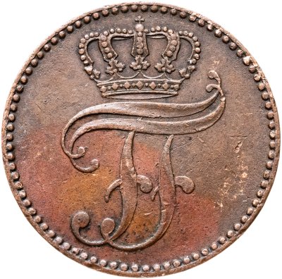 купить Германия, Мекленбург-Шверин 3 пфеннига 1858 "A"