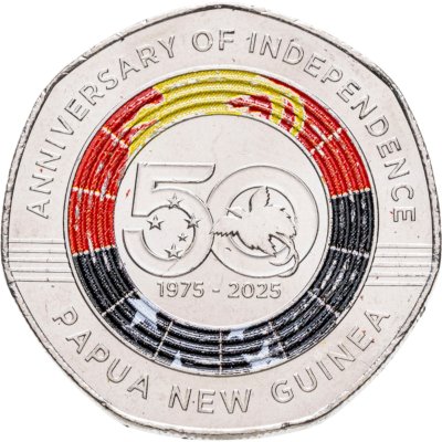 купить Папуа Новая Гвинея 50 тойя (toea) 2025 "50 лет Независимости"