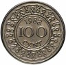 Купить Суринам 100 центов (cents) 1988
