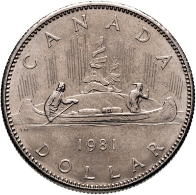 купить Канада 1 доллар (dollar) 1981