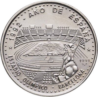 купить Куба 1 песо (peso) 1991 "Год Испании - Олимпийский стадион в Барселоне"