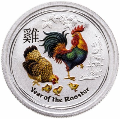 купить Австралия 25 центов 2017 "Год петуха"