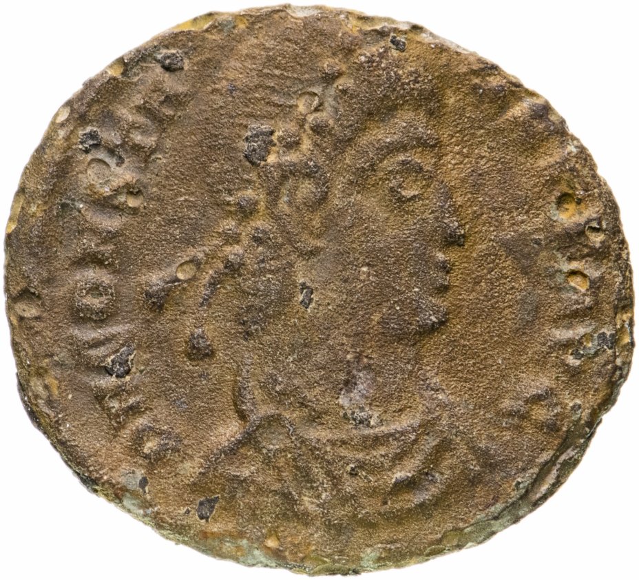купить Римская Империя, Констант, 333-350 гг,  центенионалис (реверс: Феникс в лучевой короне сидит на скале)