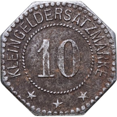 купить Германия (нотгельды) 10 пфеннигов 1914-1924 "Город Дризен"
