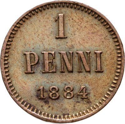 купить 1 пенни (penny) 1884 Финляндия, Биткин: №252 (R1)