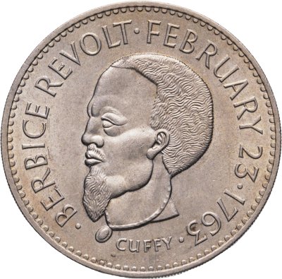 купить Гайана 1 доллар (dollar) 1970 "Восстание рабов в колонии Бербис в 1763 году", "FAO"