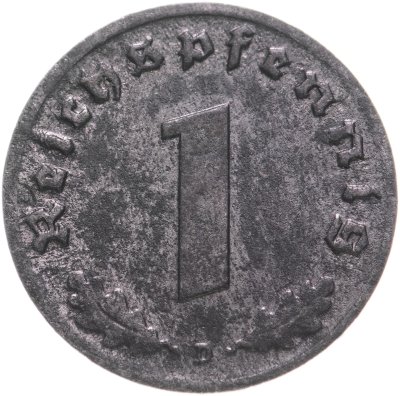 купить Германия (Третий рейх) 1 рейхспфенниг (reichspfennig) 1940-1945, случайный год