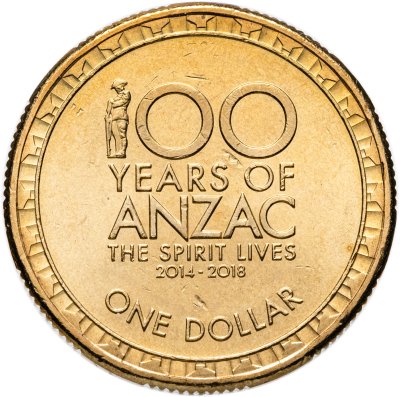 купить Австралия 1 доллар (dollar) 2017 "100 лет АНЗАК"