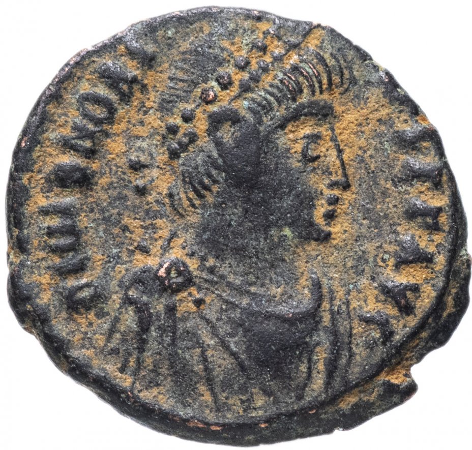 купить Римская империя, Гонорий, 393-423 годы, нуммий.