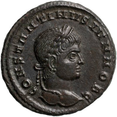 купить Римская империя. Константин II [как цезарь] [317-337] Фоллис. бронза. 321-324 Сисция