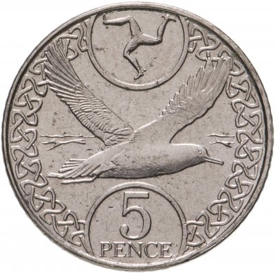 купить Остров Мэн 5 пенсов (pence) 2017