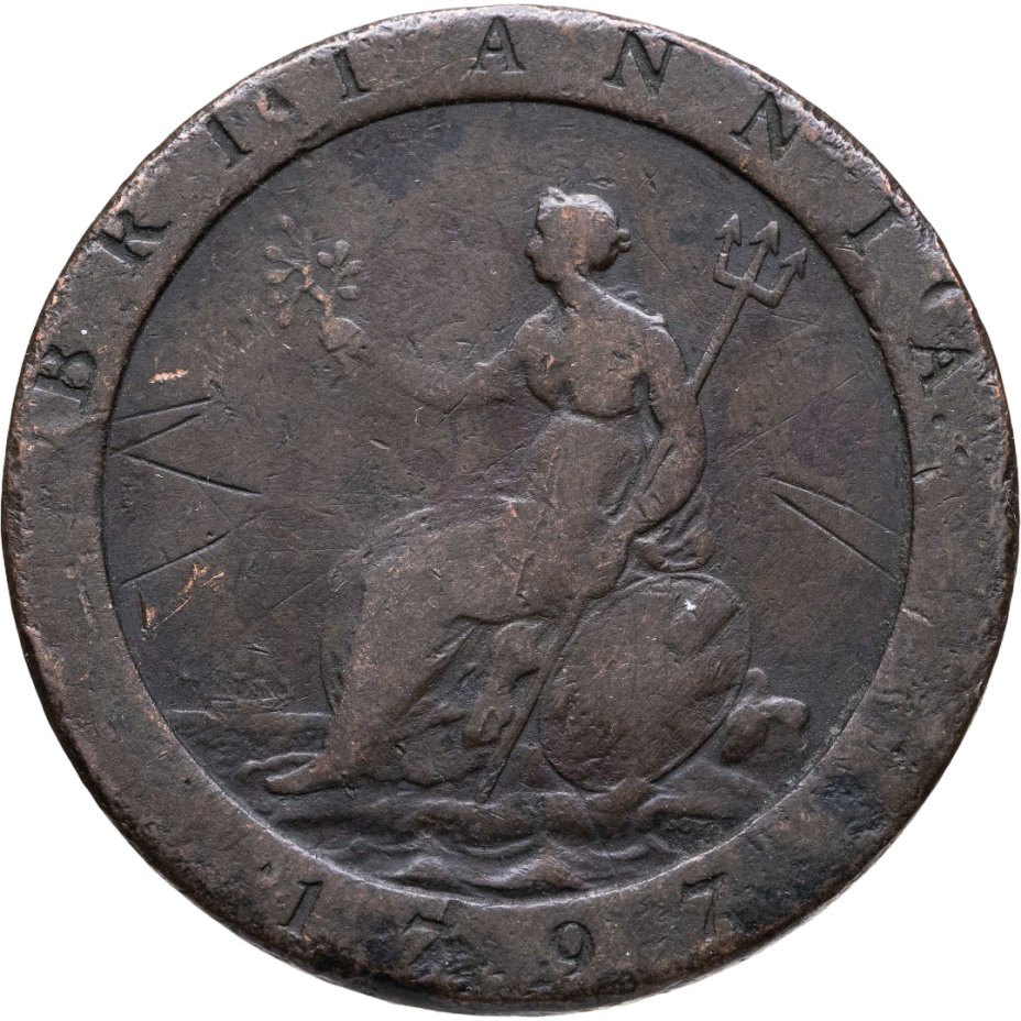 Купить Великобритания 1 пенни 1797