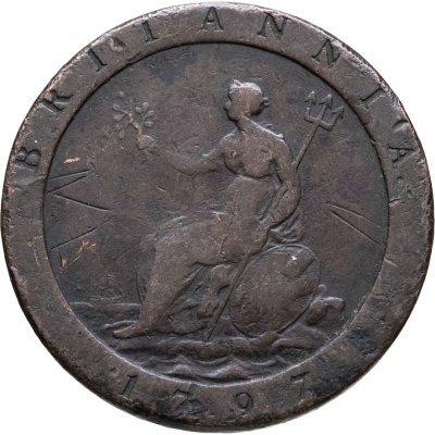 купить Великобритания 1 пенни 1797