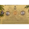 Купить Набор 10 рублей 2010 СПМД из 2-х монет и жетона в буклете серии "Древние города России", выпуск IX, Гознак