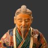 Купить Статуэтка "Дзё" (尉, «старик») из легенды о Такасаго (高砂), фарфор, роспись,золочение, Япония, 1980-1990 гг.