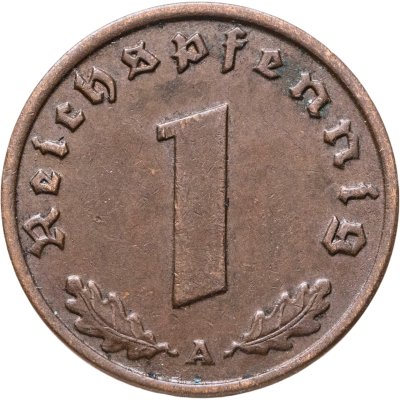 купить Германия, Третий рейх 1 рейхспфенниг (reichspfennig) 1936