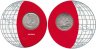 Купить Серия «Монеты всех стран мира» - Восточные Карибы 25 центов (cents) 1965 (монета и 1 марка в конверте)