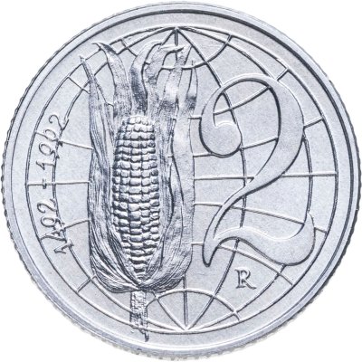 купить Сан-Марино 2 лиры (lire) 1992 "500 лет открытию Америки"