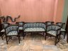 Купить Мебельный гарнитур в стиле модерн, состоящий из софы, двух кресел и четырех стульев, дерево, ткань, Jacob & Josef Kohn (Яков и Иосиф Кон), Российская империя, 1900-1920 гг.