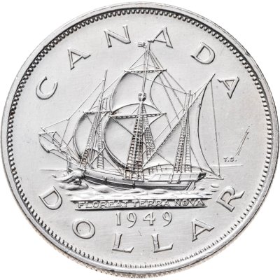 купить Канада 1 доллар (dollar) 1949 Вхождение Ньюфаундленда в состав Канады