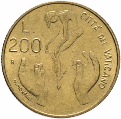 купить Ватикан 200 лир 1983