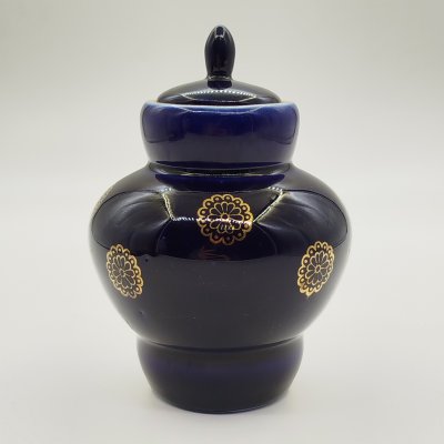 купить Чайница с цветочным декором, фарфор, золочение, Бронницкий завод фарфоровых изделий «Возрождение», СССР, 1980-1990 гг.