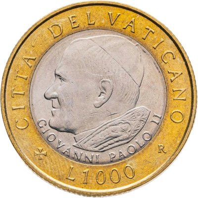 купить Ватикан 1000 лир (lire) 2001