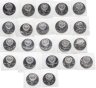 Купить Набор СССР Proof из 22 монет 1 рубль 1987-1991г  (банковская запайка)