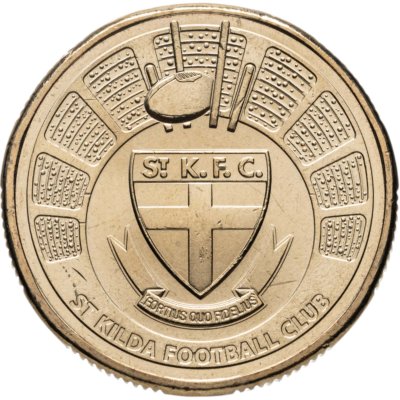 купить Австралия 1 доллар (dollar) 2024 "Австралийская футбольная лига - St Kilda Saints"